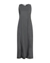 Crossley Woman Maxi Dress Lead Size Xs Cotton, Elastane In Grey