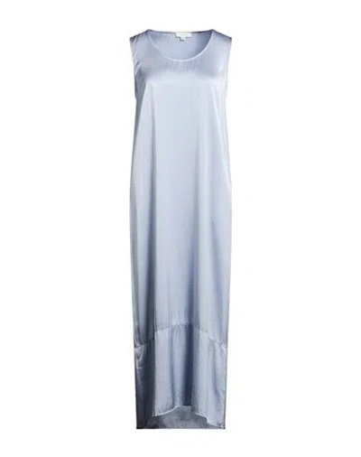 Crossley Woman Maxi Dress Light Blue Size S Silk, Elastane