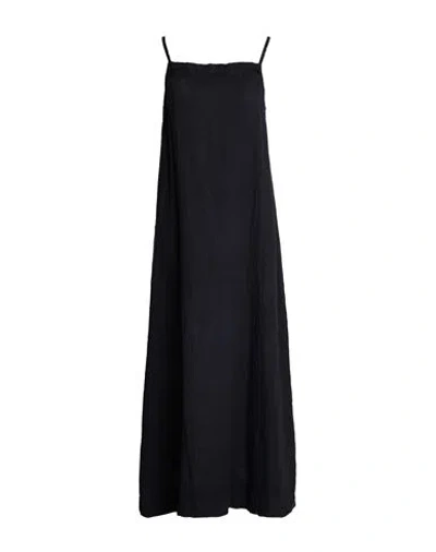 Crossley Woman Maxi Dress Midnight Blue Size Xs Linen