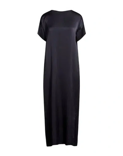 Crossley Woman Maxi Dress Midnight Blue Size Xs Silk, Elastane In Black
