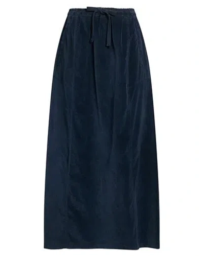 Crossley Woman Maxi Skirt Navy Size Xs Cotton, Elastane