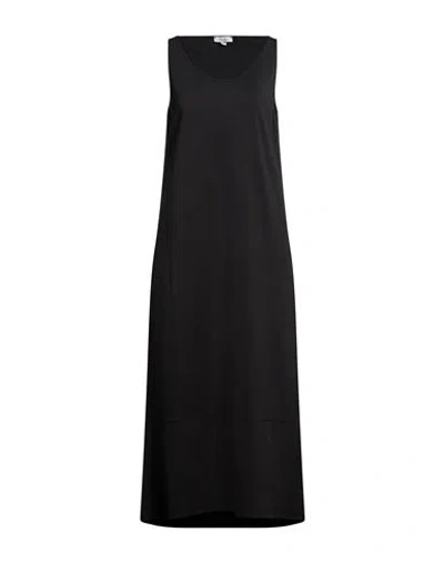 Crossley Woman Midi Dress Black Size M Cotton In Multi
