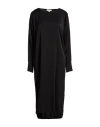 Crossley Woman Midi Dress Black Size Xs Silk, Elastane In Black