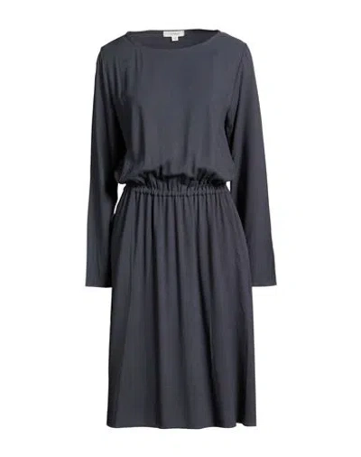Crossley Woman Midi Dress Lead Size S Viscose In Gray
