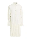 Crossley Woman Midi Dress Light Green Size Xs Linen In Green