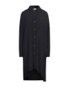 Crossley Woman Midi Dress Midnight Blue Size L Viscose In Blue
