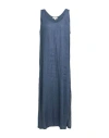 Crossley Woman Midi Dress Navy Size M Linen