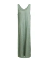 Crossley Woman Midi Dress Sage Green Size M Linen