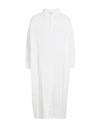 Crossley Woman Midi Dress White Size M Linen
