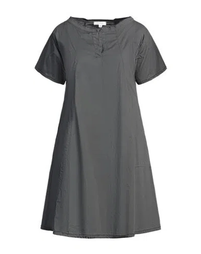 Crossley Woman Mini Dress Charcoal Size S Cotton, Elastane