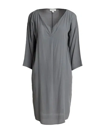 Crossley Woman Mini Dress Lead Size Xs Viscose In Gray