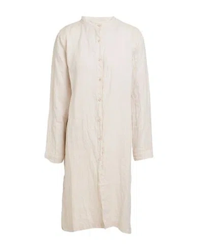 Crossley Woman Mini Dress Sand Size Xs Linen In Neutral
