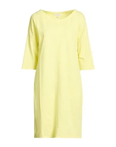 Crossley Woman Mini Dress Yellow Size M Cotton