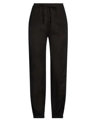Crossley Woman Pants Black Size M Linen