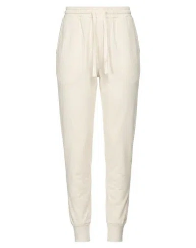 Crossley Woman Pants Cream Size S Cotton In White