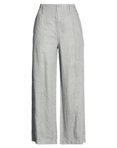 Crossley Woman Pants Grey Size M Linen In Gray