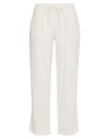 Crossley Woman Pants Ivory Size S Linen In White