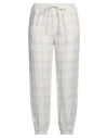Crossley Woman Pants Off White Size M Linen In Off White