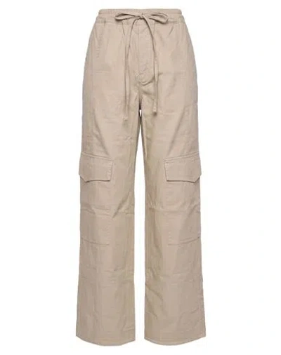Crossley Woman Pants Taupe Size Xs Cotton, Elastane In Grey
