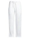 Crossley Woman Pants White Size M Linen