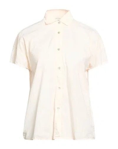 Crossley Woman Shirt Apricot Size S Cotton In Orange