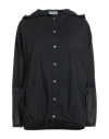 Crossley Woman Shirt Black Size S Cotton, Elastane In Black