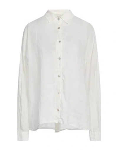 Crossley Woman Shirt Cream Size Xl Linen In White