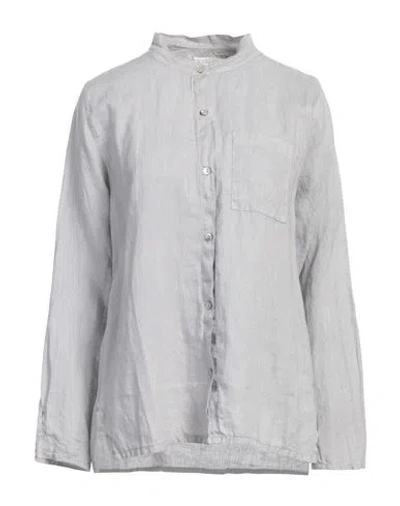 Crossley Woman Shirt Grey Size L Linen