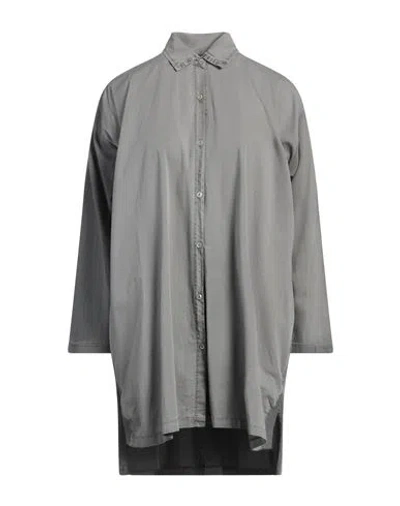 Crossley Woman Shirt Lead Size S Cotton, Elastane