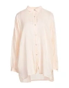 Crossley Woman Shirt Light Pink Size M Cotton, Silk