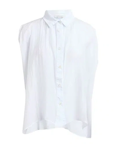 Crossley Woman Shirt White Size L Cotton, Silk