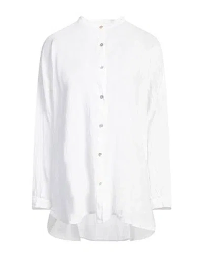Crossley Woman Shirt White Size L Linen