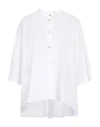 Crossley Woman Shirt White Size M Cotton In White