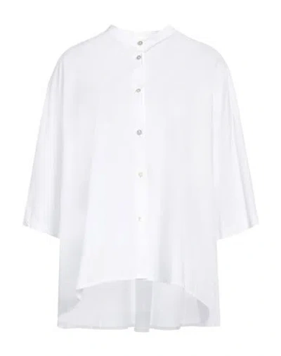 Crossley Woman Shirt White Size M Cotton