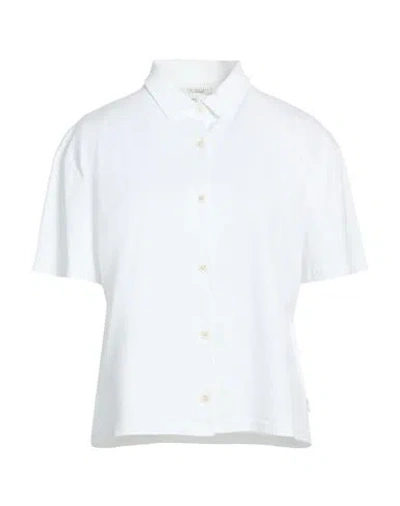 Crossley Woman Shirt White Size M Cotton