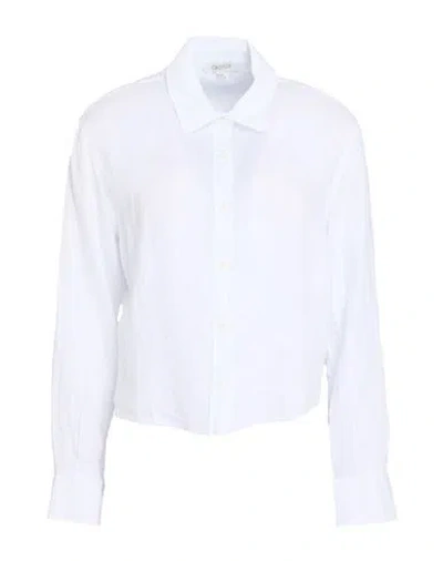 Crossley Woman Shirt White Size M Linen In Multi