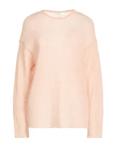Crossley Woman Sweater Apricot Size M Mohair Wool, Polyamide, Virgin Wool In Pink