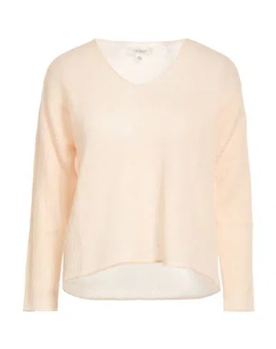 Crossley Woman Sweater Apricot Size Xs Mohair Wool, Polyamide, Virgin Wool In Orange