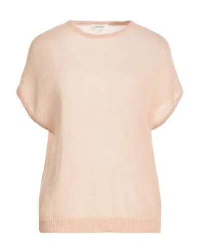 Crossley Woman Sweater Apricot Size Xs Mohair Wool, Polyamide, Virgin Wool In Pink