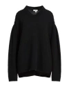 Crossley Woman Sweater Black Size L Wool, Polyamide In Blue