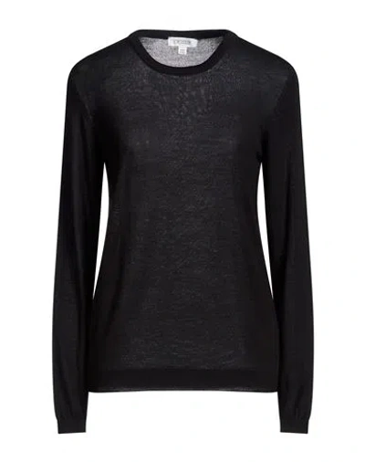 Crossley Woman Sweater Black Size S Virgin Wool, Silk