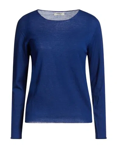 Crossley Woman Sweater Blue Size S Merino Wool