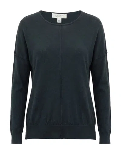 Crossley Woman Sweater Charcoal Size S Virgin Wool In Grey