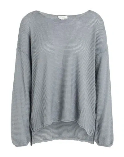 Crossley Woman Sweater Grey Size S Cotton In Gray
