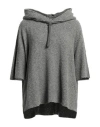 Crossley Woman Sweater Grey Size S Viscose, Polyamide, Wool, Cashmere In Grey