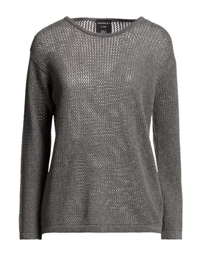 Crossley Woman Sweater Grey Size Xs Cashmere In Gray