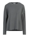 Crossley Woman Sweater Lead Size L Cotton In Grey