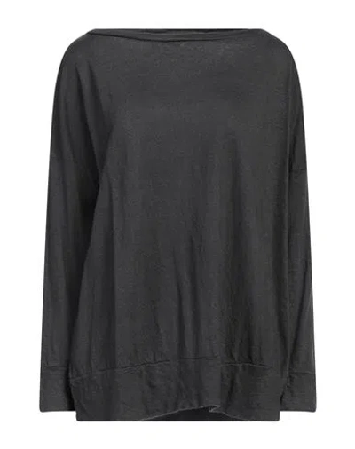 Crossley Woman Sweater Lead Size M Linen In Gray