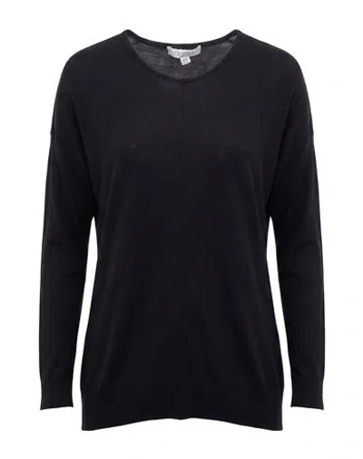 Crossley Woman Sweater Midnight Blue Size Xs Cotton In Black