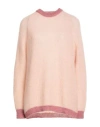 Crossley Woman Sweater Pink Size L Cashmere In Pink